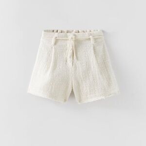 Zara Structured Shorts w/Drawstring